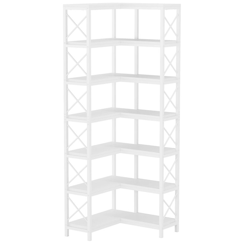 Bibliothèque à 7 niveaux, Blanc