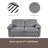 Convertible Pull-Out Queen Sleeper Sofa, 3-In-1 Sofa Bed With Side Storage & 8 Silent Casters, Thick Padded Chenille Loveseat For Living Room, Bedroom, Apartment-774365581