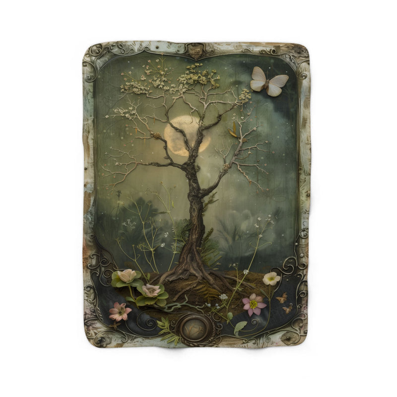  Couverture Woodland Fantasy Sanctuary, L 80 po x l 60 po