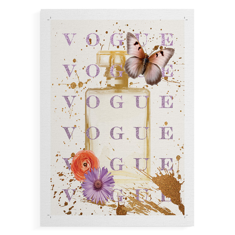 Vogue - Impression sur toile seulement - NON-CADRE, H 18 po x l 12 po