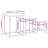 17 Storeys Nesting Coffee Tables 3 Pcs Smoked Oak Engineered Wood