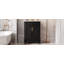 Meuble-lavabo de 24 po avec lavabo supérieur, armoire de rangement moderne avec 2 portes à fermeture douce et tablette réglable, structure en bois massif.-618497247