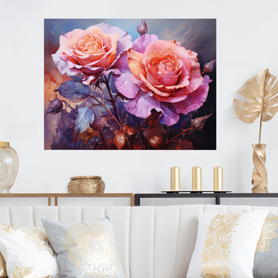 Pink Misty Rose Spectrum A Faint Ethereal Hue II - Rainbow Metal Wall Art