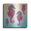 Ivy Bronx «Sea Horse Pattern» par Mark Ashkenazi, art mural en métal-1453420525