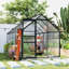 Serre en polycarbonate, serre accessible à pied-107382552-107382554