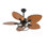 Ventilateur de plafond de 42 po, ventilateur de plafond intérieur avec lumière avec télécommande, moteur réversible silencieux, 6 vitesses, 3 pour salon de patio, chambre à coucher, bureau, intérieur