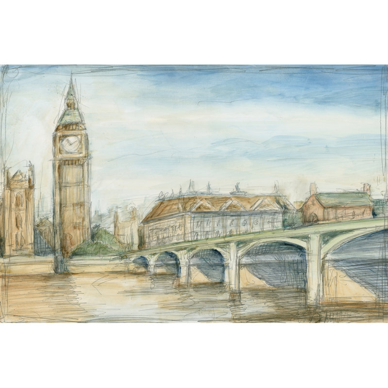 London View - Wrapped Canvas Print, 51cm H x 76cm W