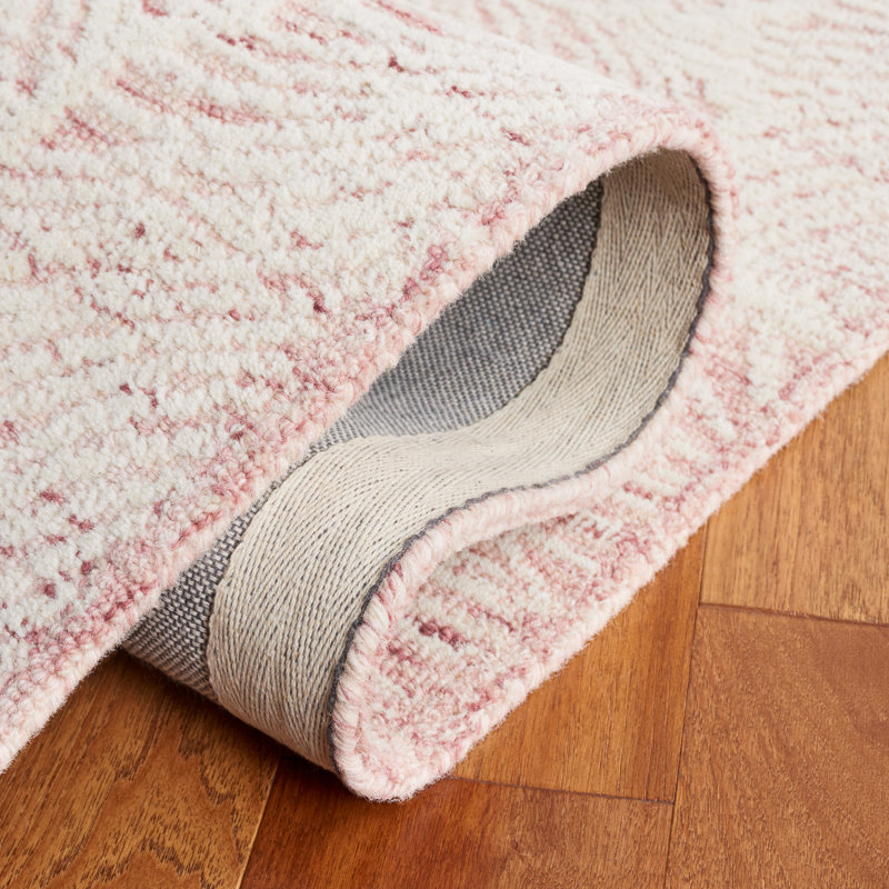 Tapis en coton touffeté à la main Keerthika, Rectangle de 5 pi x 8 pi