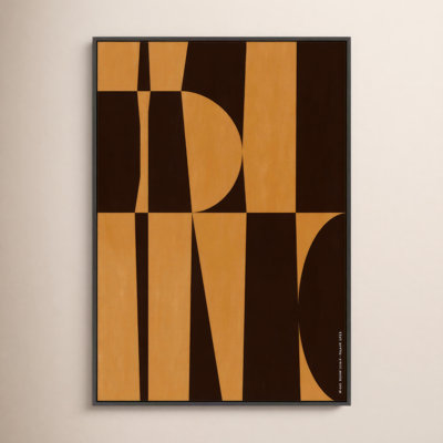 Hues of Geometry 2 Print by Romina Gadler