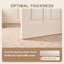Tapis traditionnel à motifs floraux, coloris gris, crème, ivoire, beige et rose, lavable à la machine, antidérapant, à poils courts, pour l'intérieur et l'extérieur, adapté aux animaux domestiques, idéal pour le salon, la chambre, la salle à manger, l'entrée, le couloir ou le bureau.-1430379191