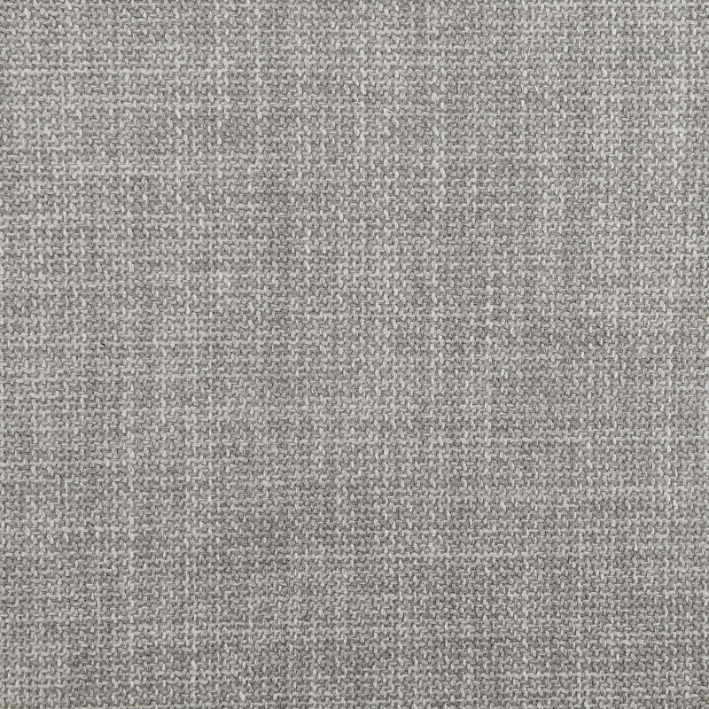Chaise de salle à manger rembourrée à dossier Inola, Gris clair