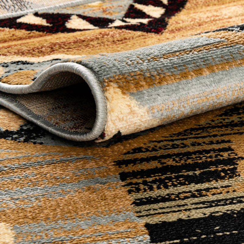 Pioneer Geometric Indoor Rug, Round 4'1"