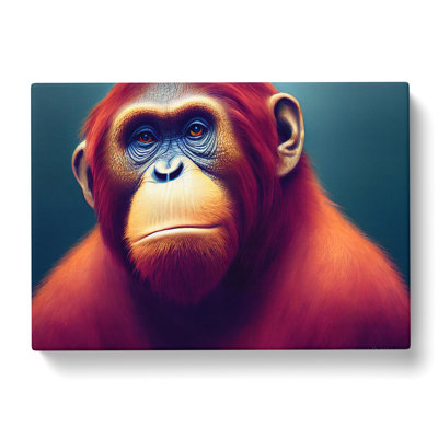 Orangutan Portrait Vol.3 - Wrapped Canvas