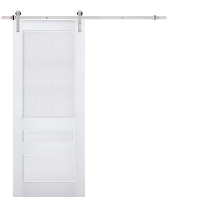 Veregio Panelled Wood Barn Door