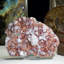 Apophyllite sur une matrice de basalte hématite-heulandite