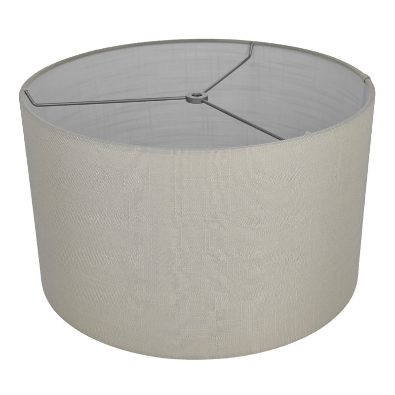 Abat-jours cylindriques 15 po en haut x 15 po en bas x 9 po, Gris