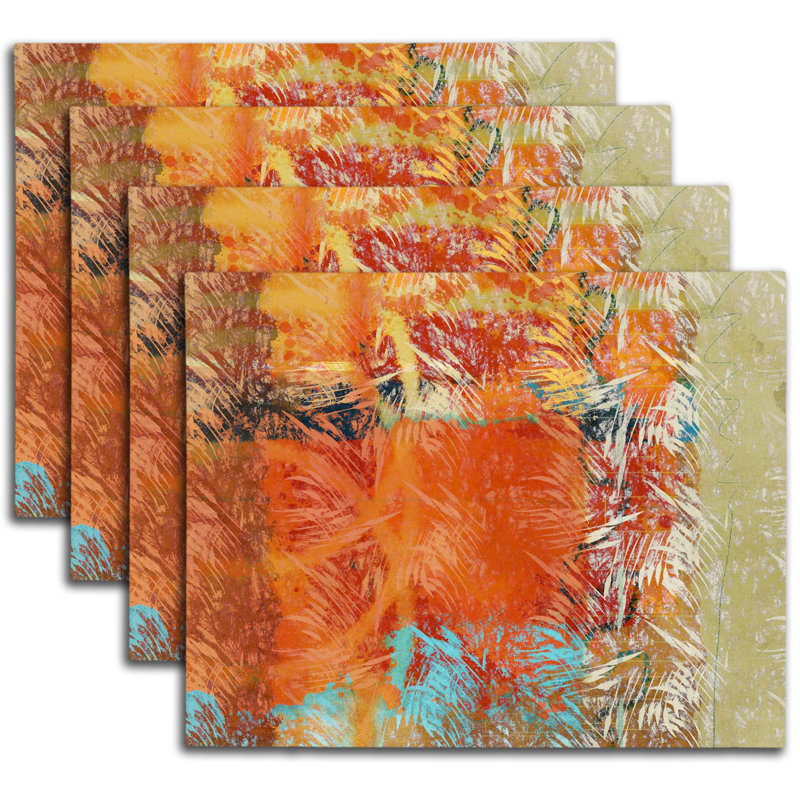 Napperon abstrait en polyester