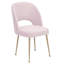 Chaise en velours Rizo Cognac-4605389