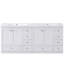 Perelli 72" Freestanding Bathroom Vanity with Resin Basin & Soft-Close Drawers
