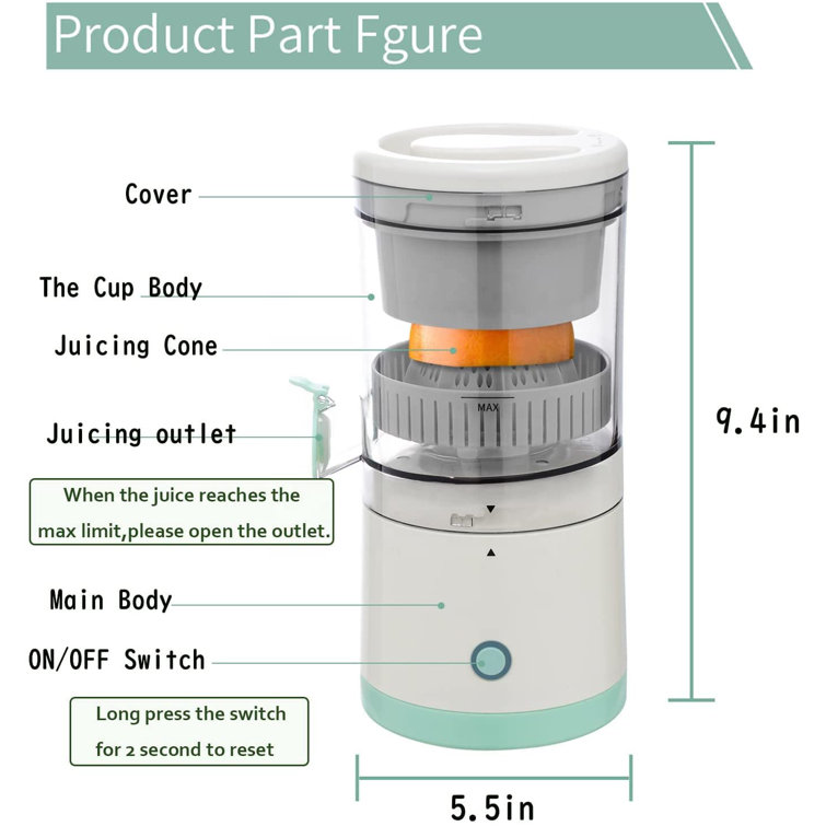 C&g Outdoors Electric Slow Masticating & Cold Press Juicer
