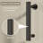 41" W ×72" H Matte Black Pivot Shower Door Hinged Framd Shower Door with 1/4"(6mm) SGCC Clear Tempered Glass Shower Door-122677460