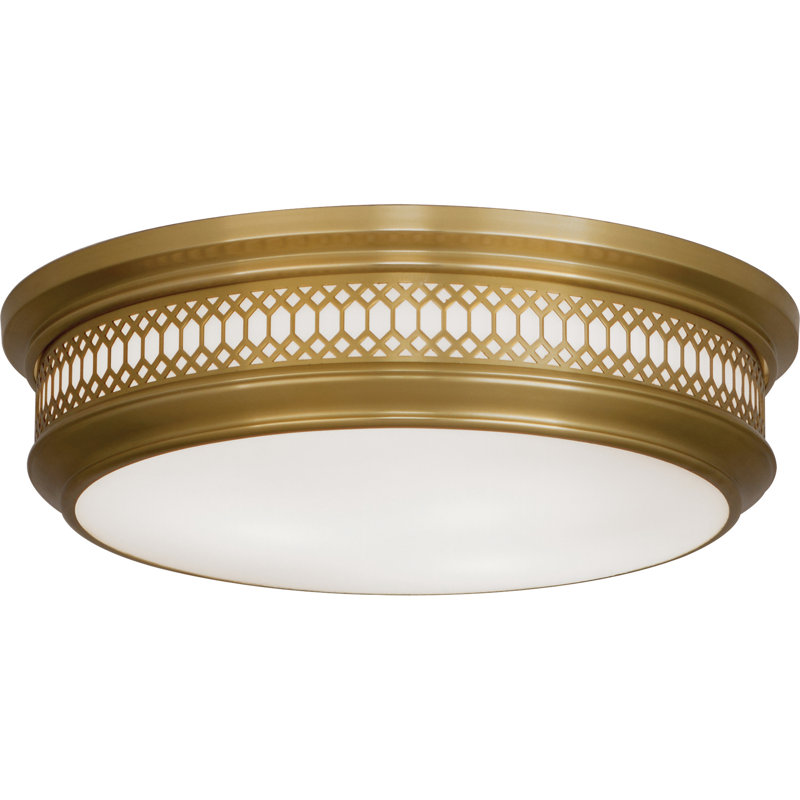 Deep Patina Bronze Flush Mount Ceiling Light Fixture With Frosted White Glass Shade - UL Listed, 3 Bulbs, Medium E26 Socket - Stylish Home Lighting Solution
