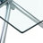 Large Modern Minimalist Rectangular Glass Dining Table with 0.39" Tempered Glass Tabletop and Silver Chrome Metal Legs, for Kitchen Dining Living Meeting Room Banquet hall,63''x35''x 29''W1151S00191-1050294357-1043641902