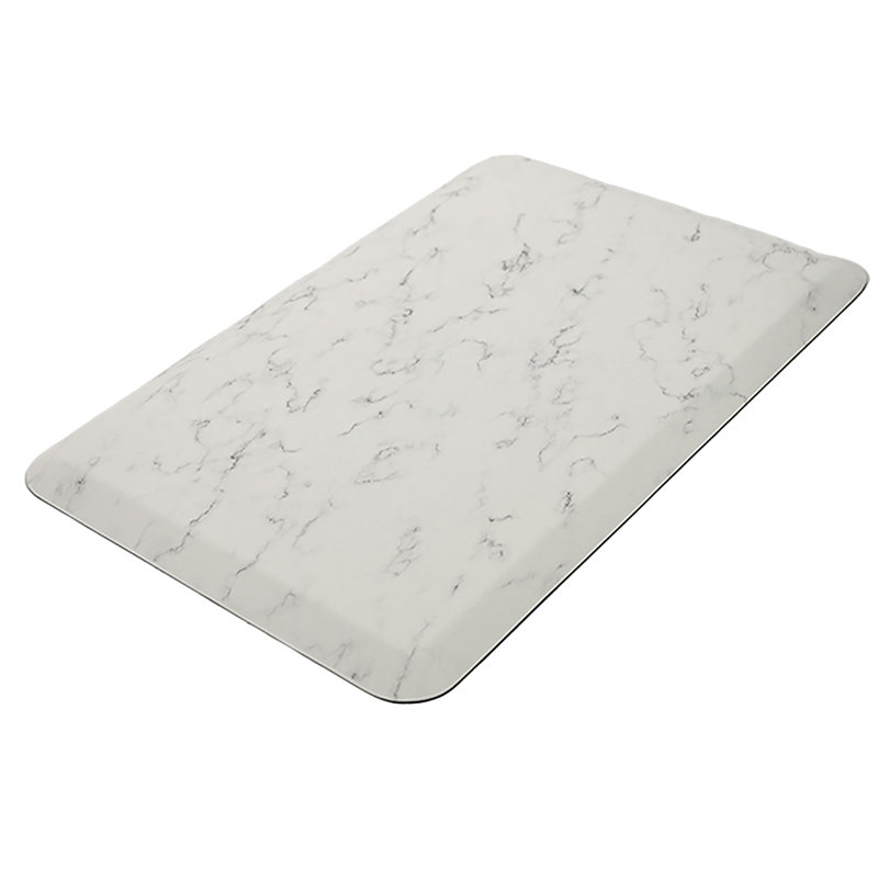 Happy Feet Marble Anti-Fatigue Non-Skid Kitchen Mat, Rectangle 1'10" x 2'8"