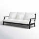 Samya 83'' Wide Outdoor Patio Sofa with Cushions