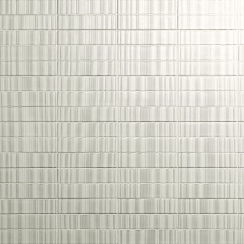 Daltile Revalia Remix 2 x 8 Ripple Wall Tile (80 PCS Per Carton) (10.40 SQFT Per Carton), Ripple Cream
