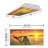 Beach Classroom Fluorescent Light Covers for Ceiling Lights - For 2x4 Light Fixture - by Octo Lights