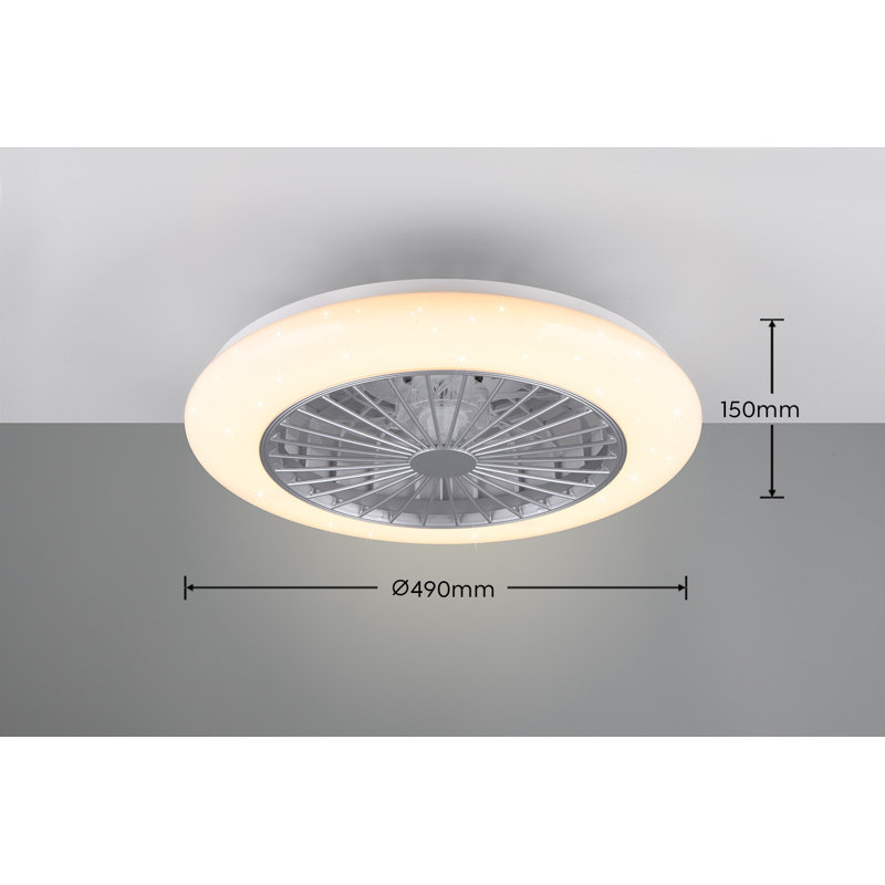 Oluwatobiloba 1-Light 50cm LED Integrated Flush Mount