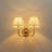 2-Light Armed Fabric Wall Sconce-448498829-448498828