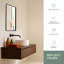 Mood Premium Rectangular Bathroom Mirror Framed Wall Mounted, Recessed Rectangle Frame Modern & Stylish-1251499061-1251499063