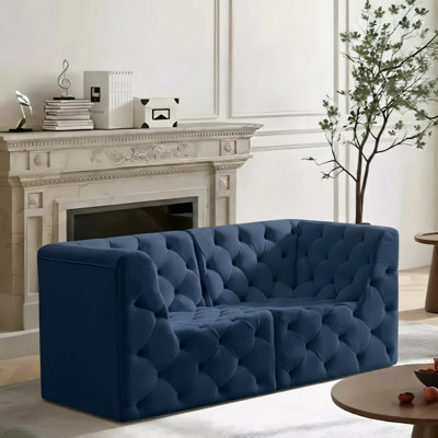 Klecka 70'' Velvet Loveseat
