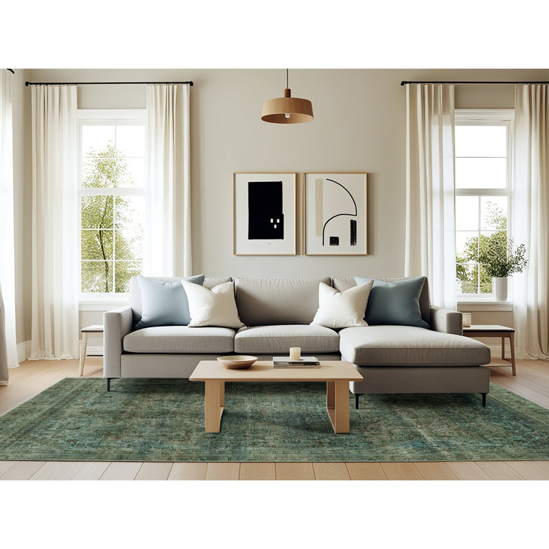 Tapis abstrait moderne 2105, Rectangle 6 pi x 9 pi