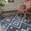 Tapis indigo touffeté à la main Nona-22711281