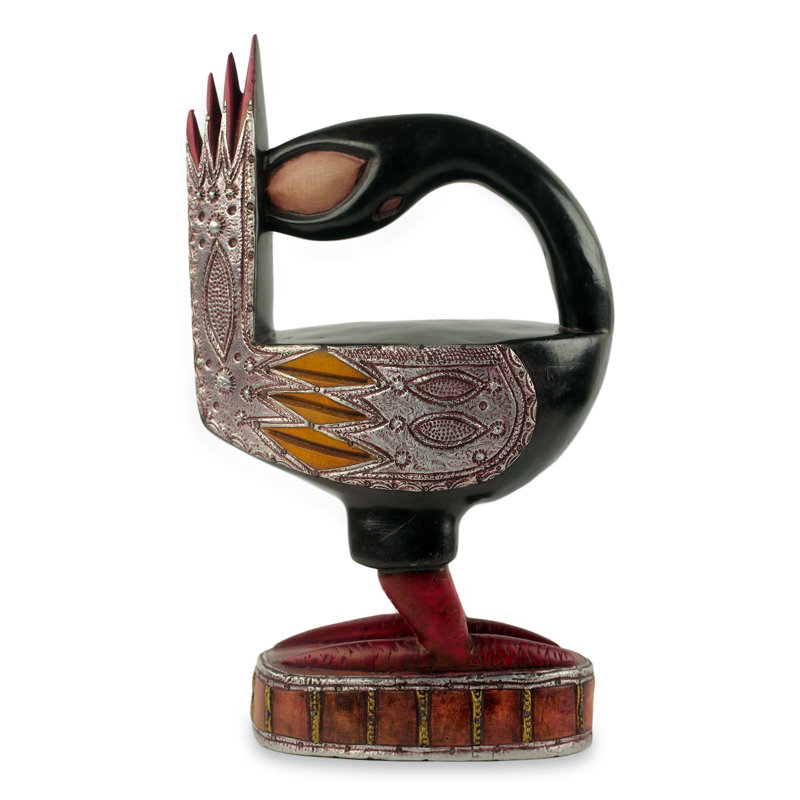 Fair Trade Sankofa Bird Wood Sculpture