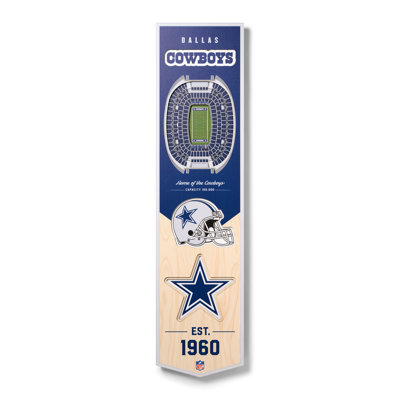 NFL 3D 8x32 Stadiumview Banner