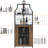 Corner Wine Bar Rack Cabinet With Detachable Wine Rack, Home Bar Cabinet-1804669078
