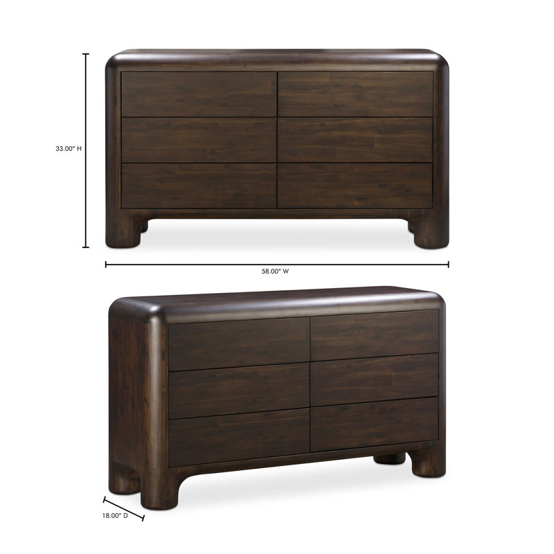 Rowan 6 - Drawer Dresser