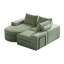 Canapé modulaire en chenille 2 pièces-1399632200