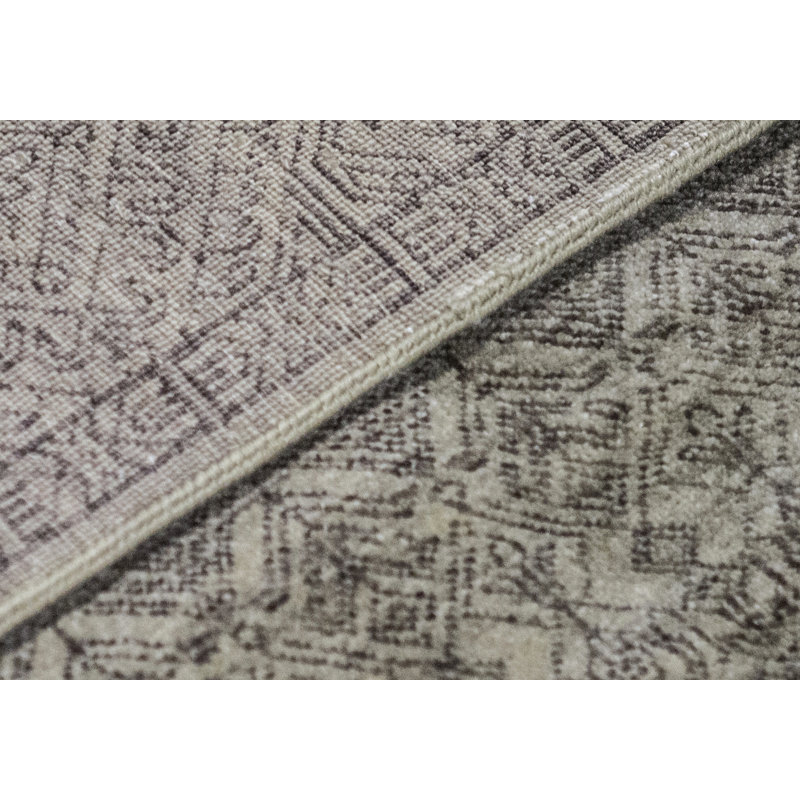 Signature Wool Southwestern Area Rug in Gray