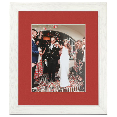 Wood Matte Picture Frame with Mat
