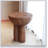 Iris Outdoor Patio Three-Legged Wood-Grain MGO Side Table, Weather-Resistant And Versatile For Indoor And Outdoor Use