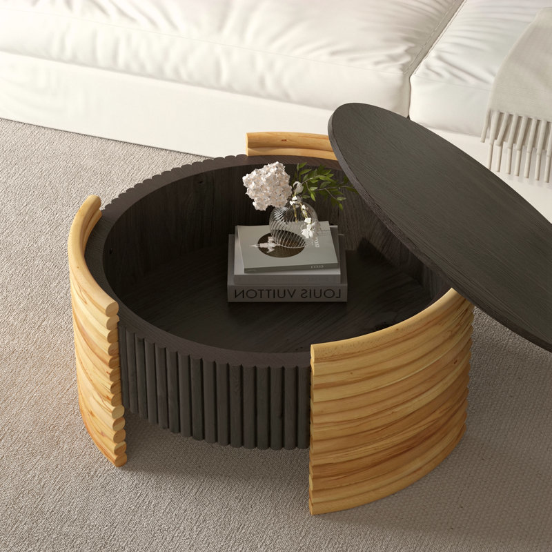 Table basse 31,50 "Modern, Marron foncé