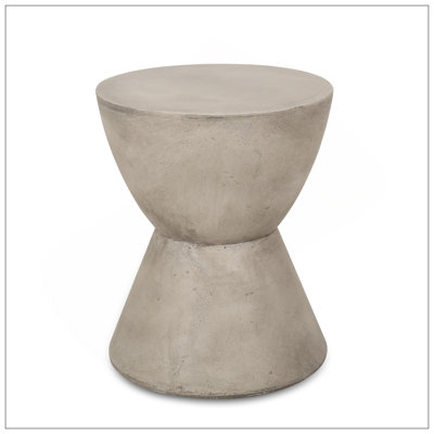 Table d'appoint d'extérieur MGO, gris clair