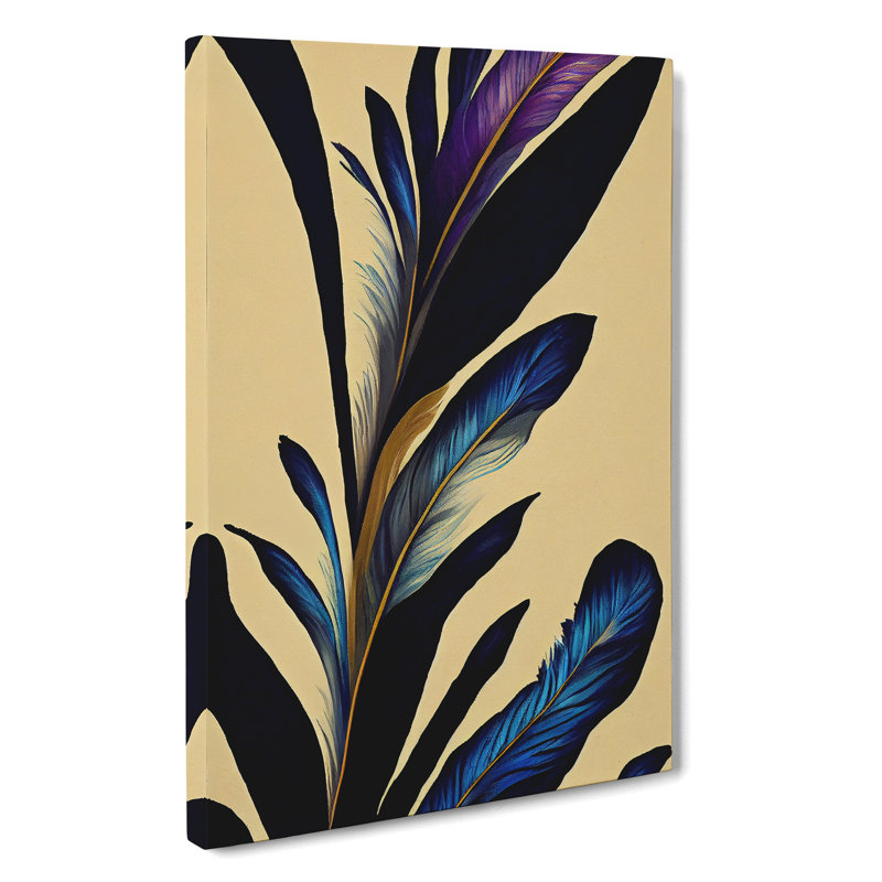XC1022-3903X Sentimental Feathers - Wrapped Canvas Print, 60cm H x 40cm W x 3cm D, Wrapped Canvas