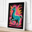 Llama in Starburst Modern - Wrapped Canvas-1470936806-1470936801