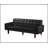 74.4'' Faux Leather Square Arm Sofa Bed-1973282090-1983379813